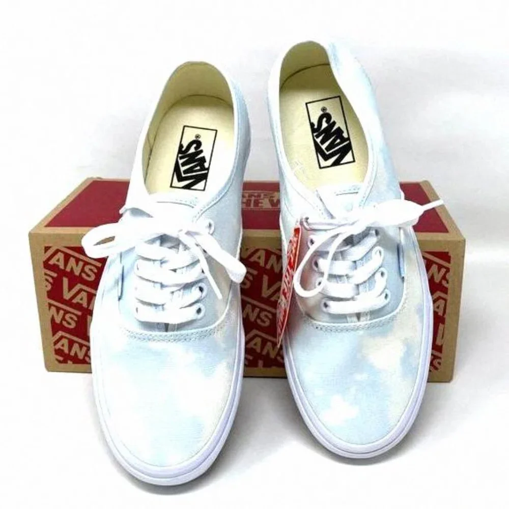 💖MEGA SALE💖VANS Women VN0A348A3XO Authentic Bleach Wash Ballad Canvas Blue